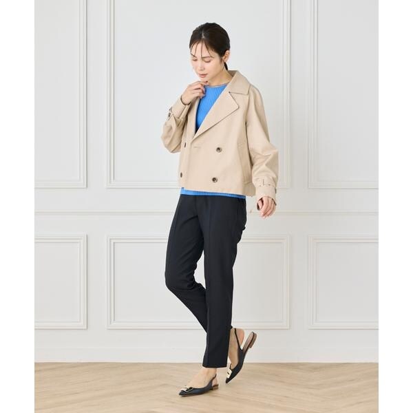 イネド（INED）/《大きいサイズ》美脚テーパードパンツ