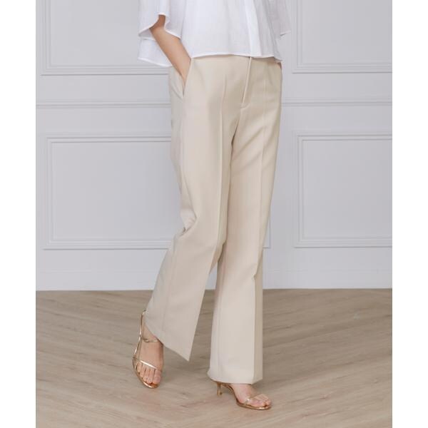 イネド（INED）/《大きいサイズ》美脚セミフレアパンツ