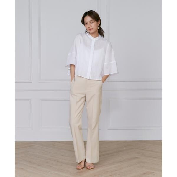 イネド（INED）/《大きいサイズ》美脚セミフレアパンツ