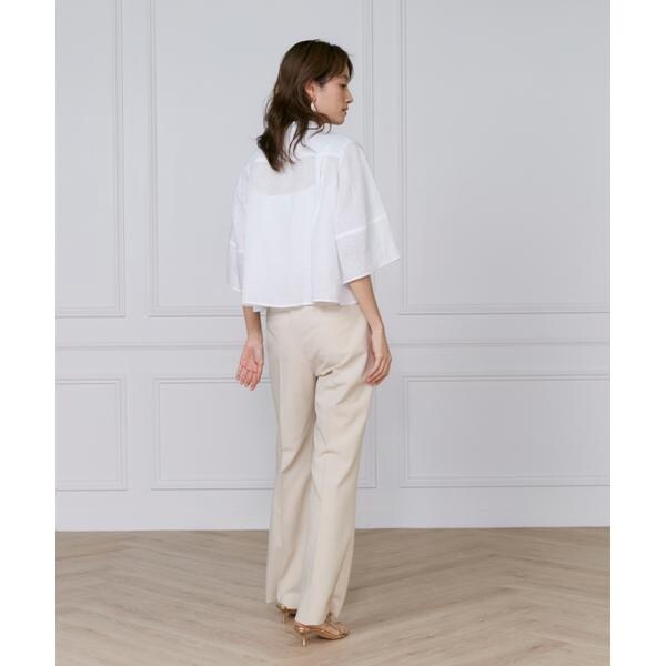 イネド（INED）/《大きいサイズ》美脚セミフレアパンツ