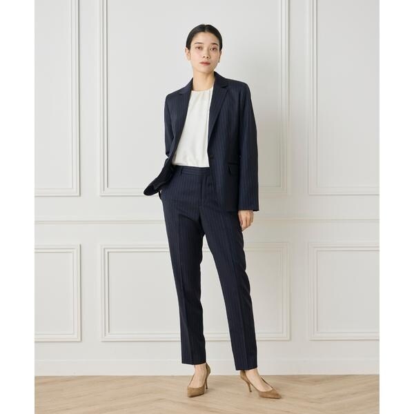 イネド（INED）/《大きいサイズ》【セットアップ対応】シングルジャケット《CERRUTI》