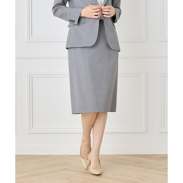 イネド（INED）/【セットアップ対応】ペンシルスカート《CERRUTI》