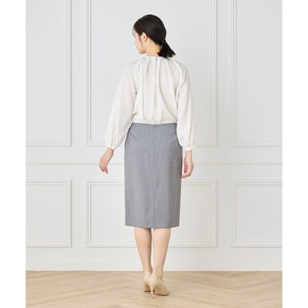 イネド（INED）/【セットアップ対応】ペンシルスカート《CERRUTI》