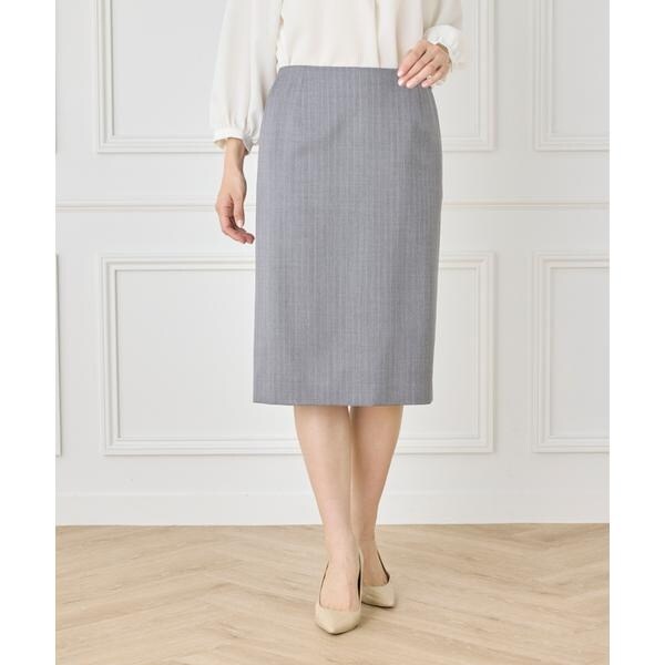 イネド（INED）/【セットアップ対応】ペンシルスカート《CERRUTI》