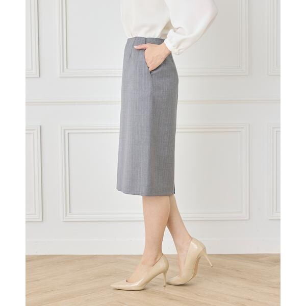 イネド（INED）/【セットアップ対応】ペンシルスカート《CERRUTI》
