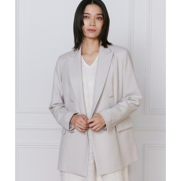 イネド（INED）/《大きいサイズ》ダブルブレストジャケット