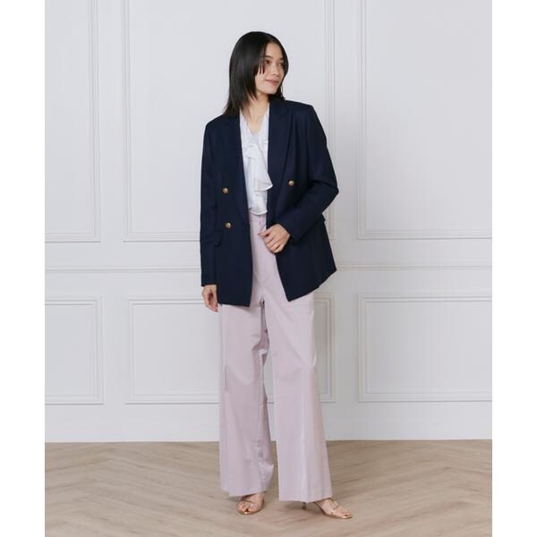 イネド（INED）/《大きいサイズ》ダブルブレストジャケット