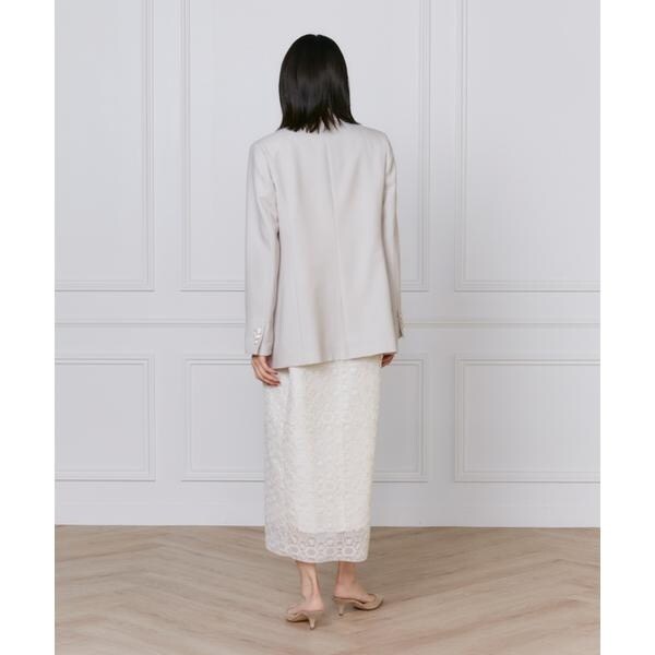 イネド（INED）/《大きいサイズ》ダブルブレストジャケット