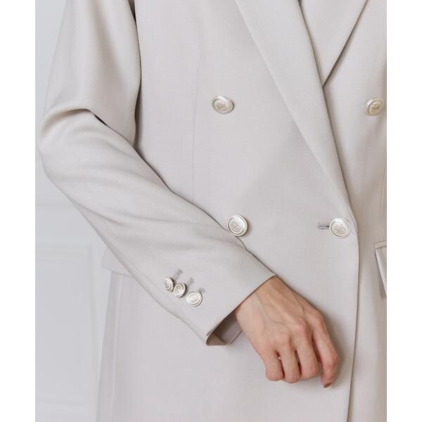 イネド（INED）/《大きいサイズ》ダブルブレストジャケット