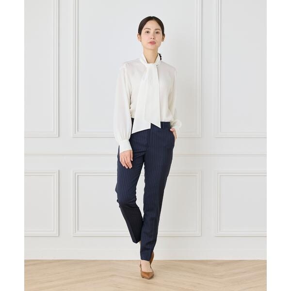 イネド（INED）/《大きいサイズ》【セットアップ対応】テーパードパンツ《CERRUTI》