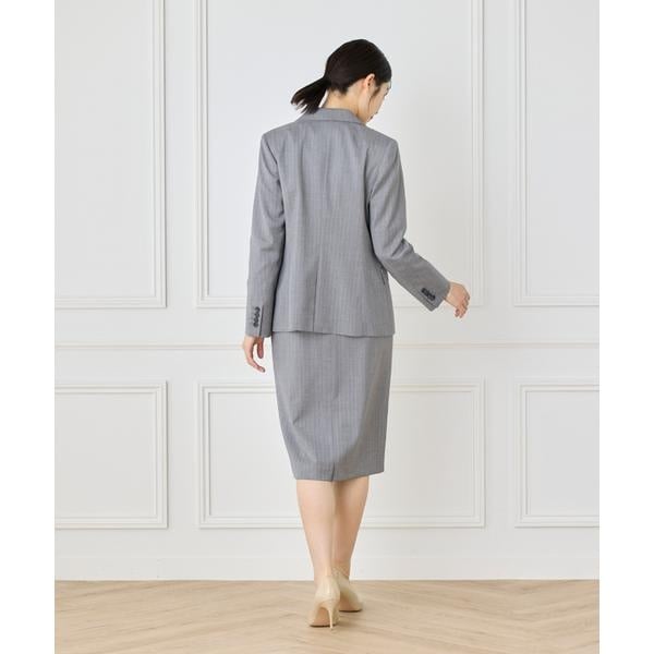 イネド（INED）/《大きいサイズ》【セットアップ対応】ペンシルスカート《CERRUTI》