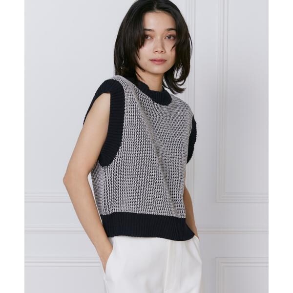 イネド（INED）/ノースリーブプルオーバーニット　《YVON》