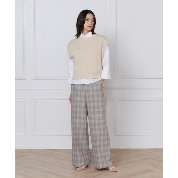 イネド（INED）/ノースリーブプルオーバーニット　《YVON》