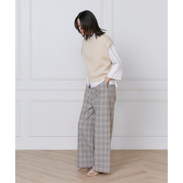 イネド（INED）/ノースリーブプルオーバーニット　《YVON》