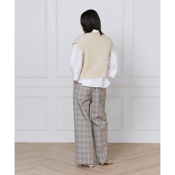 イネド（INED）/ノースリーブプルオーバーニット　《YVON》