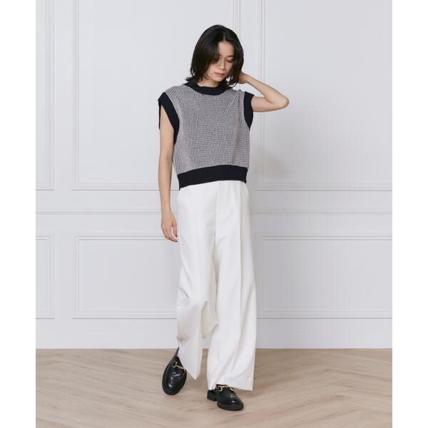 イネド（INED）/ノースリーブプルオーバーニット　《YVON》