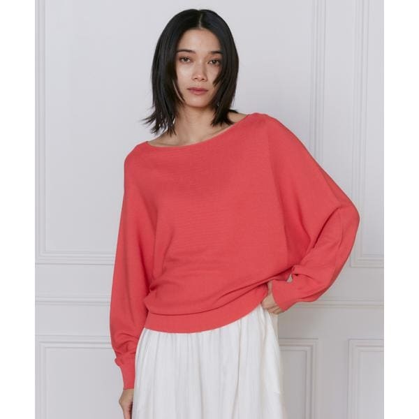 イネド（INED）/《大きいサイズ》ドルマンスリーブニット《Cuoo》