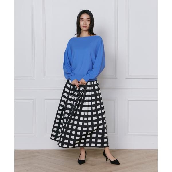 イネド（INED）/《大きいサイズ》ドルマンスリーブニット《Cuoo》