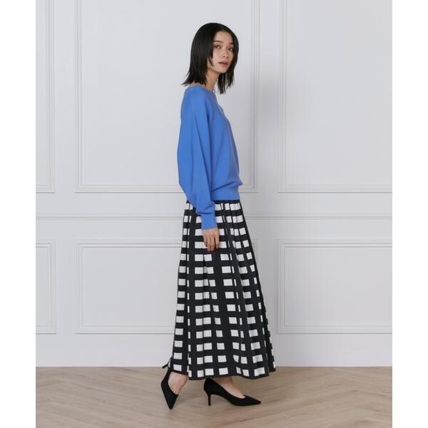 イネド（INED）/《大きいサイズ》ドルマンスリーブニット《Cuoo》