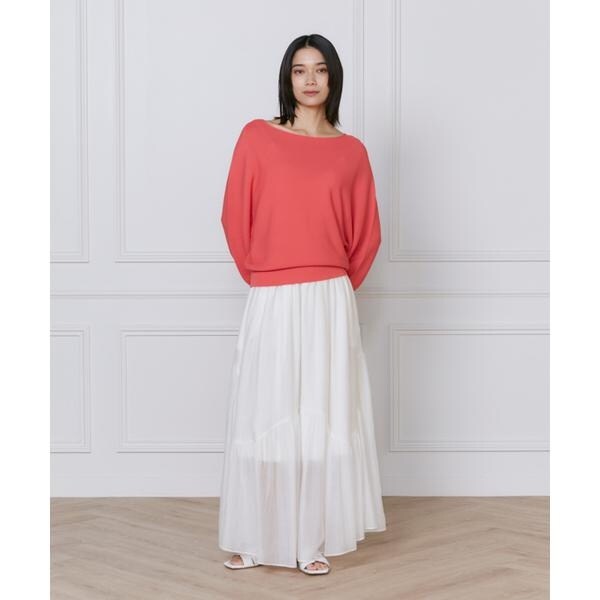 イネド（INED）/《大きいサイズ》ドルマンスリーブニット《Cuoo》