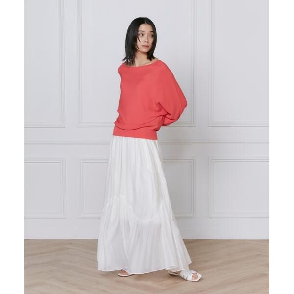 イネド（INED）/《大きいサイズ》ドルマンスリーブニット《Cuoo》