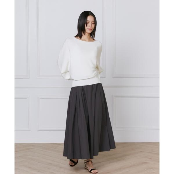 イネド（INED）/《大きいサイズ》ドルマンスリーブニット《Cuoo》