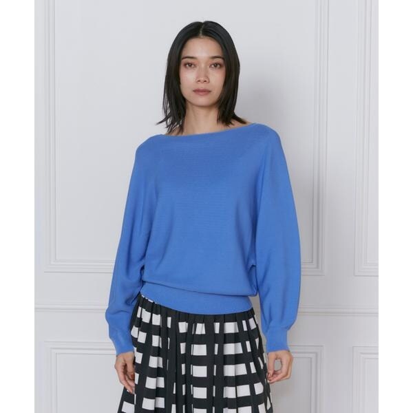 イネド（INED）/《大きいサイズ》ドルマンスリーブニット《Cuoo》