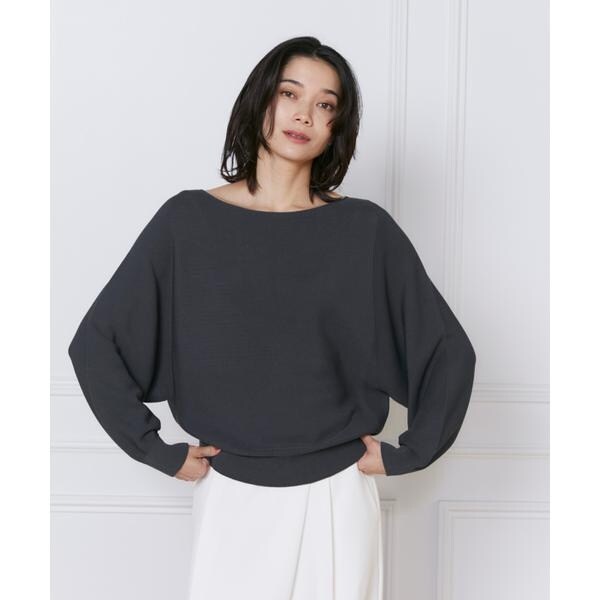 イネド（INED）/《大きいサイズ》ドルマンスリーブニット《Cuoo》