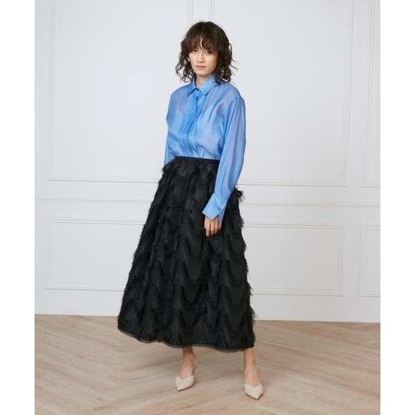 イネド（INED）/オーガンジーシャツ《la veille by SUPERIOR CLOSET》