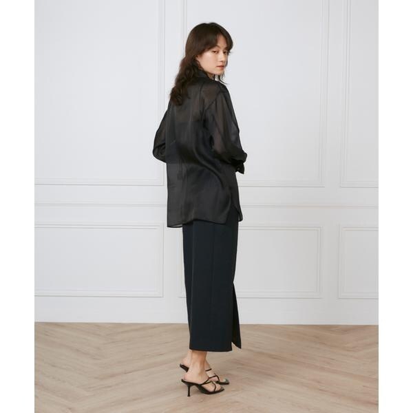 イネド（INED）/オーガンジーシャツ《la veille by SUPERIOR CLOSET》