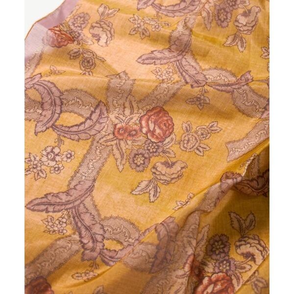 イネド（INED）/《FAVORITE》Large Light Yellow スカーフ《Tapis Noir》