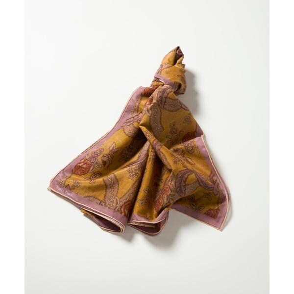 イネド（INED）/《FAVORITE》Large Light Yellow スカーフ《Tapis Noir》