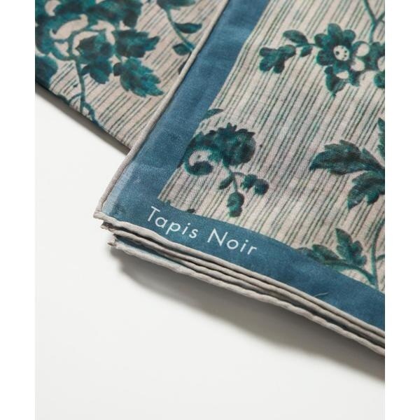 イネド（INED）/《FAVORITE》Large Light Blue Stripe スカーフ《Tapis Noir》