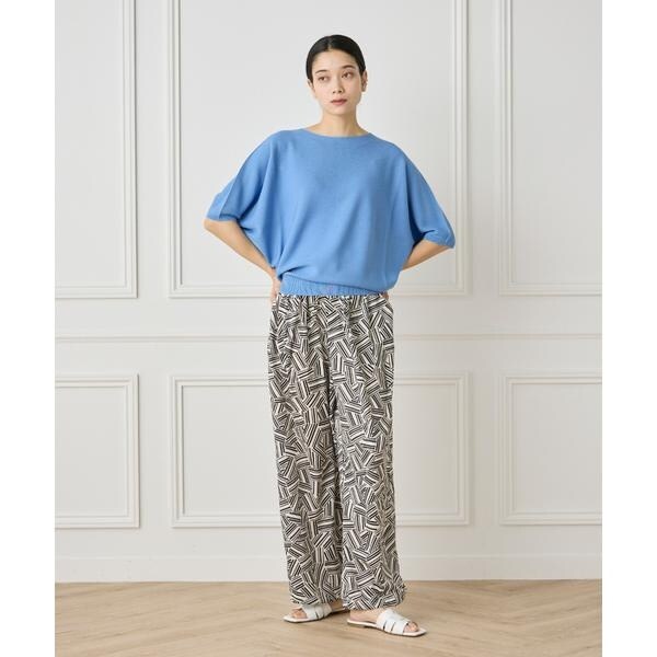 イネド（INED）/5分袖ドルマンスリーブニット《Cuoo》