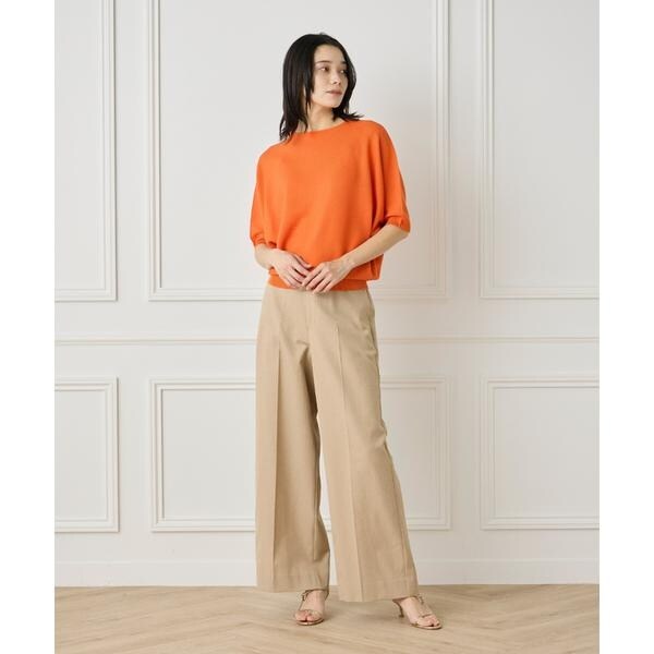 イネド（INED）/5分袖ドルマンスリーブニット《Cuoo》