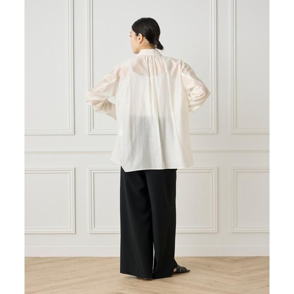 イネド（INED）/《大きいサイズ》ベルテッドパンツ