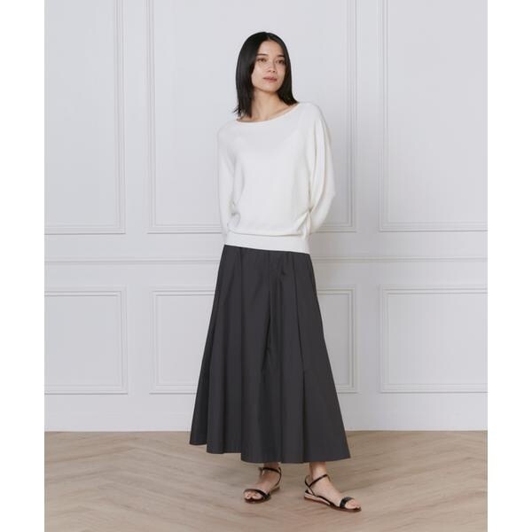 イネド（INED）/《大きいサイズ》タックスカート