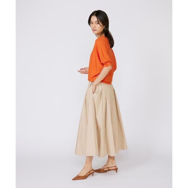 イネド（INED）/《大きいサイズ》タックスカート