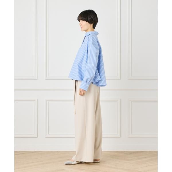 イネド（INED）/《大きいサイズ》バックフレアシャツ