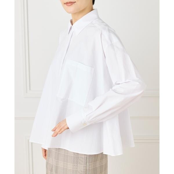 イネド（INED）/《大きいサイズ》バックフレアシャツ