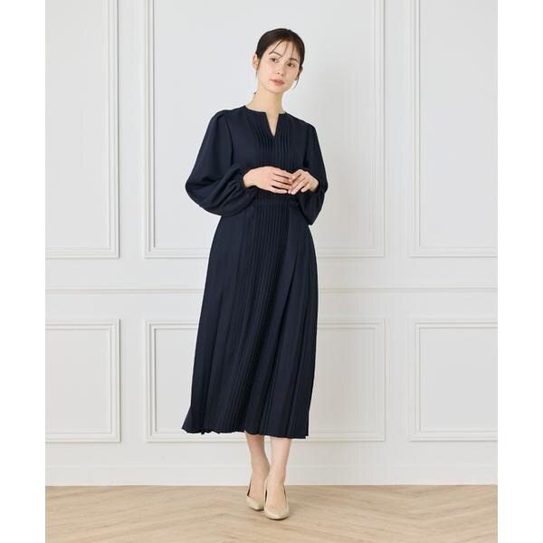 イネド（INED）/クラシックプリーツワンピース《la veille by SUPERIOR CLOSET》