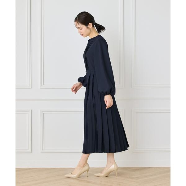 イネド（INED）/クラシックプリーツワンピース《la veille by SUPERIOR CLOSET》