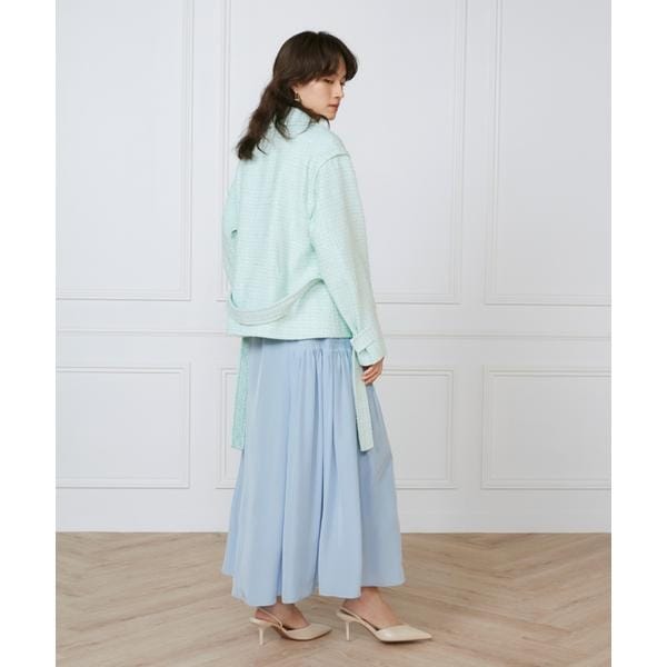 イネド（INED）/《大きいサイズ》ショートコート《la veille by SUPERIOR CLOSET》