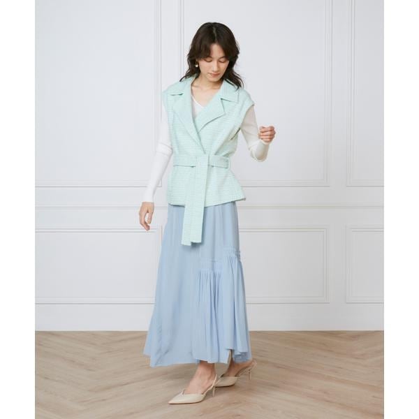 イネド（INED）/《大きいサイズ》ショートコート《la veille by SUPERIOR CLOSET》