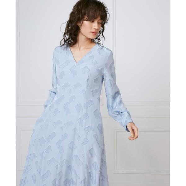 イネド（INED）/《大きいサイズ》ミディ丈ワンピース　《la veille by SUPERIOR CLOSET》