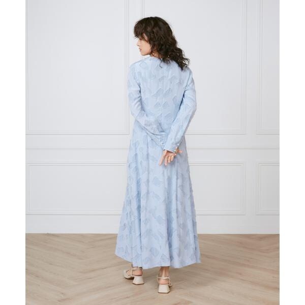 イネド（INED）/《大きいサイズ》ミディ丈ワンピース　《la veille by SUPERIOR CLOSET》