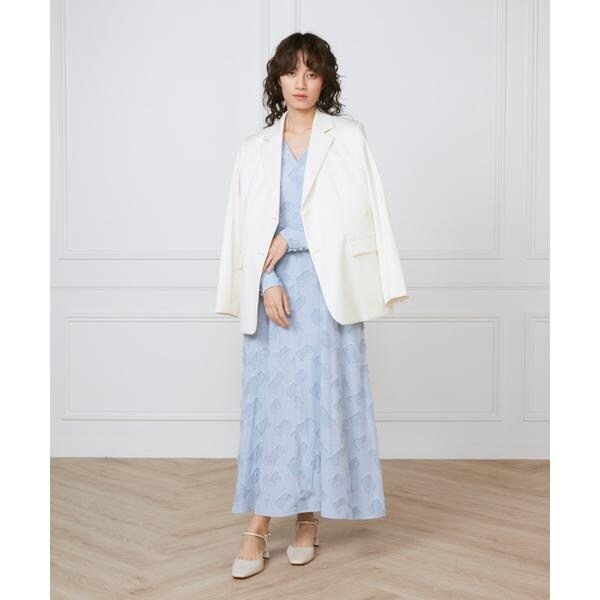 イネド（INED）/《大きいサイズ》ミディ丈ワンピース　《la veille by SUPERIOR CLOSET》