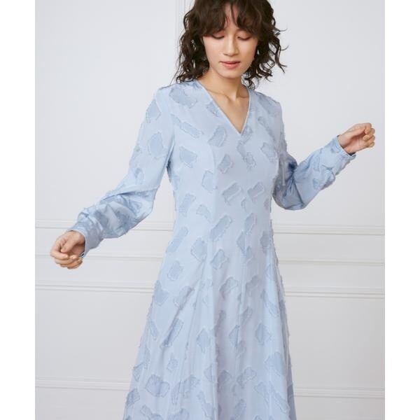 イネド（INED）/《大きいサイズ》ミディ丈ワンピース　《la veille by SUPERIOR CLOSET》