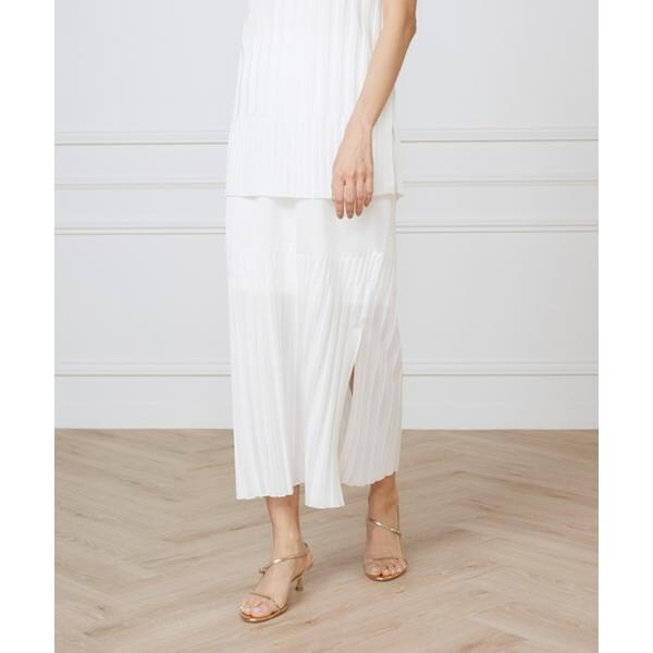 イネド（INED）/シャイニーヤーンスカート《la veille by SUPERIOR CLOSET》