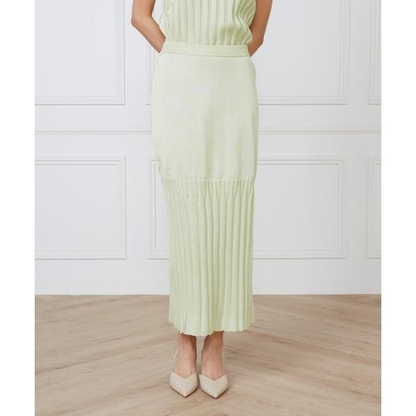 イネド（INED）/シャイニーヤーンスカート《la veille by SUPERIOR CLOSET》